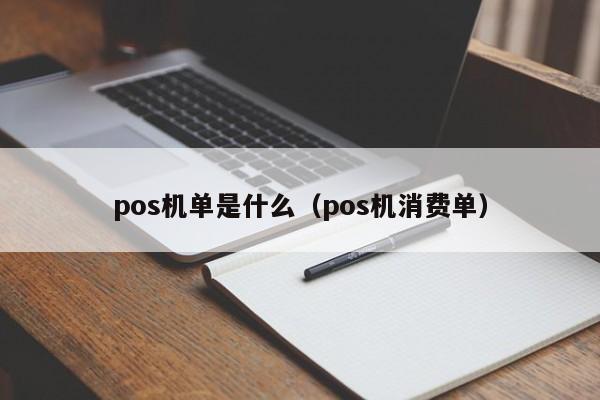 pos机单是什么（pos机消费单）